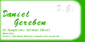 daniel gereben business card