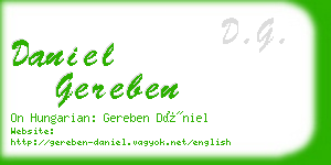 daniel gereben business card